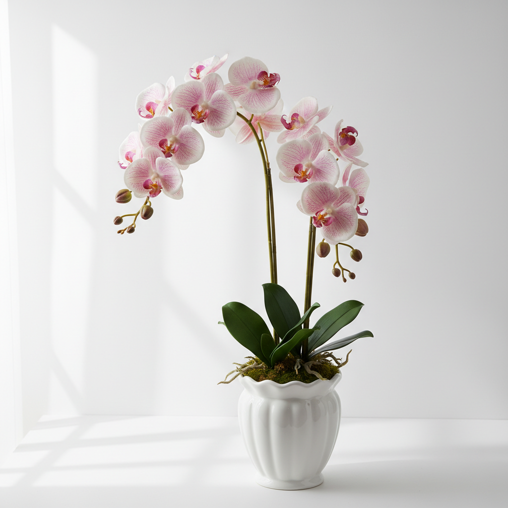 Arranjo de Orquídeas Artificiais